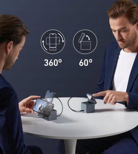 Ładowarka Anker Cube 3w1 stacja ładująca MagSafe indukcyjna ładowarka 15W+zasilacz30W 5