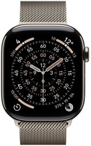 Smartwatch Apple Watch 11 42 mm GPS + Cellular milanese z tytanu Zegarek Series 11 GPS+Cell MF8P4ET/A (195950471038) 2
