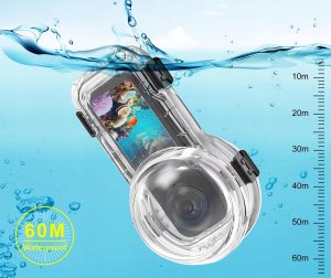 Obudowa Podwodna Wodoodporna Wodoszczelna Futerał Do 60m Do Insta360 X5 / X 5 / Pu760t 4