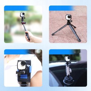 Puluz Ramka Montażowa Obudowa Frame Mount Uchwyt Statyw 1/4 Do Insta360 Go Ultra / Pu788b 3