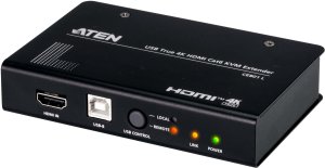 USB True 4K HDMI Cat 6 KVM 2