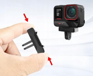 Puluz Mocowanie Uchwyt Szybkozłączka Magnetyczna Do Insta360 X5 / X4 Air / Ace Pro 2 / Pu771b 4