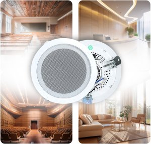 AudioPort Głośnik sufitowy 5'' 6W/100V AB114 5