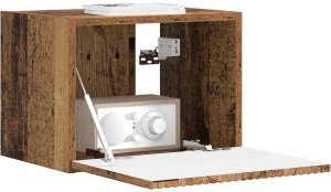 vidaXL Szafka pod telewizor Stare drewno 60 x 31 x 29.5 cm 3