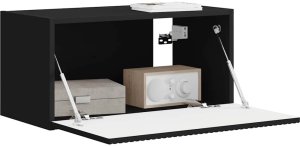 vidaXL Szafka pod telewizor czarna 60 x 31 x 29.5 cm 3