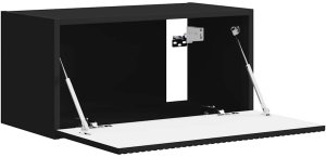 vidaXL Szafka pod telewizor czarna 60 x 31 x 29.5 cm 5
