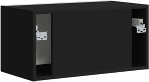 vidaXL Szafka pod telewizor czarna 60 x 31 x 29.5 cm 8