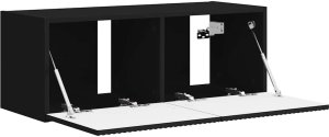 vidaXL Szafka pod telewizor czarna 60 x 31 x 29.5 cm 5