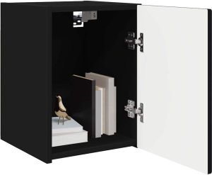 vidaXL Szafka pod telewizor Czarny 30 x 31 x 40 cm 3