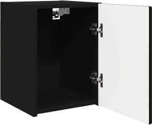 vidaXL Szafka pod telewizor Czarny 30 x 31 x 40 cm 5
