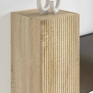 vidaXL Szafka pod telewizor Sonoma 30 x 31 x 80 cm 4