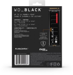 SSD WD Black SN8100 with HS 4TB WDS400T1XHM 5