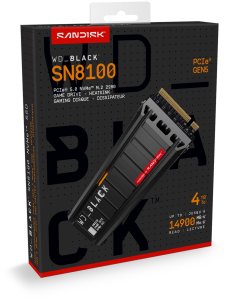 SSD WD Black SN8100 with HS 4TB WDS400T1XHM 7