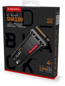 SSD WD Black SN8100 with HS 4TB WDS400T1XHM 8