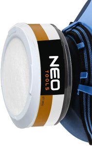 Neo Półmaska silikonowa + 2x Filtr A1P2 R 3