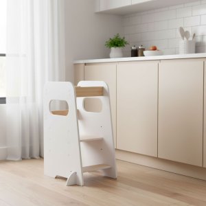 Ecotoys Pomocnik kuchenny kitchen helper regulowany podest dla dziecka 3