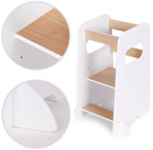 Ecotoys Pomocnik kuchenny kitchen helper regulowany podest dla dziecka 8