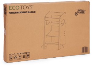 Ecotoys Pomocnik kuchenny kitchen helper regulowany podest dla dziecka 9