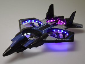 Strzelający DRON Combat - zdalne sterowanie rękawicą i pilotem RC0750 13