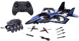 Strzelający DRON Combat - zdalne sterowanie rękawicą i pilotem RC0750 2