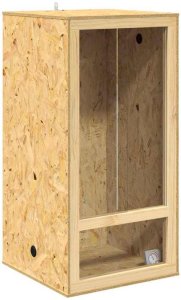 vidaXL Terrarium Brązowy 50 x 50 x 130 cm OSB 5