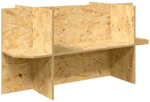 vidaXL Terrarium Brązowy 100 x 50 x 100 cm OSB 6