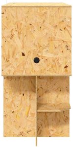 vidaXL Terrarium Brązowy 100 x 50 x 100 cm OSB 9