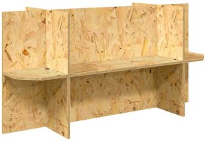 vidaXL Terrarium Brązowy 100 x 40 x 90 cm OSB 6