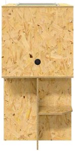 vidaXL Terrarium Brązowy 80 x 50 x 100 cm OSB 9