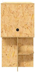 vidaXL Terrarium Brązowy 80 x 50 x 100 cm OSB 9