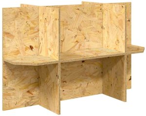 vidaXL Terrarium Brązowy 80 x 40 x 90 cm OSB 6