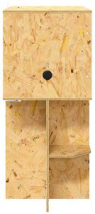 vidaXL Terrarium Brązowy 80 x 40 x 90 cm OSB 9