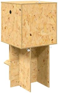 vidaXL Terrarium Brązowy 50 x 50 x 100 cm OSB 10