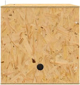 vidaXL Terrarium Brązowy 50 x 50 x 50 cm OSB 7