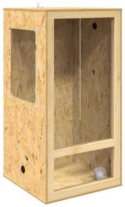 vidaXL Terrarium Brązowy 50 x 50 x 100 cm OSB 2