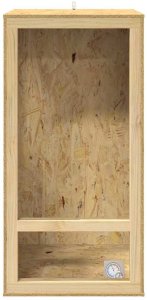 vidaXL Terrarium Brązowy 50 x 50 x 100 cm OSB 6