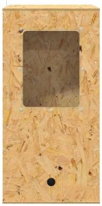 vidaXL Terrarium Brązowy 50 x 50 x 100 cm OSB 7