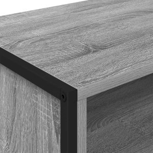 vidaXL Szara szafka pod telewizor 100 x 36.5 x 30.5 cm 8