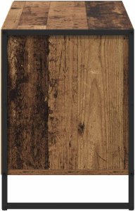 vidaXL Szafka pod telewizor z szufladą Stare drewno 100 x 36 x 49,5 cm 7