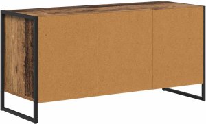 vidaXL Szafka pod telewizor z szufladą Stare drewno 100 x 36 x 49,5 cm 8