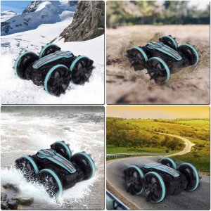 Samochód terenowy RC z opaską gestów - auto, wodoodporny, LED 3