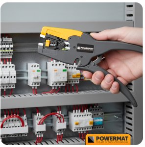 ŚCIĄGACZ DO IZOLACJI KABLI PRZEWODÓW AUTOMATYCZNE SZCZYPCE 0,03-10 MM 2w1 9