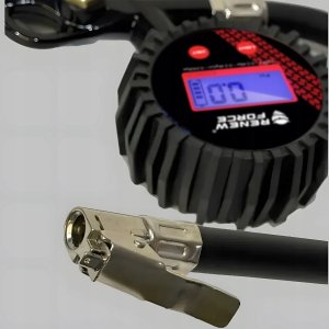 PISTOLET DO POMPOWANIA KÓŁ Z CYFROWYM MANOMETREM 18 BAR DOKŁADNOŚĆ 0,01 BAR 4