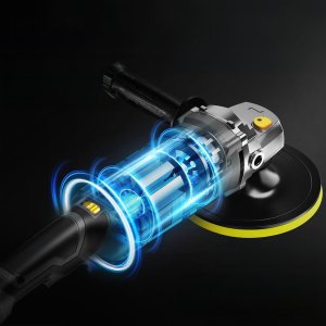 POLERKA SAMOCHODOWA ROTACYJNA 2600W REGULACJA OBROTÓW + ZESTAW GĄBEK + FILC 5