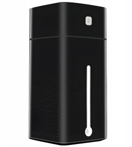 Nawilżacz powietrza Retoo NAWILŻACZ POWIETRZA DYFUZOR ZAPACHOWY AROMATERAPIA LAMPKA LED CZARNY 7