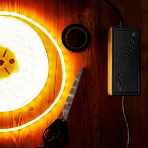 ZASILACZ KABEL 12V DC 5A 60W DO TAŚM LED RGB KAMER 8