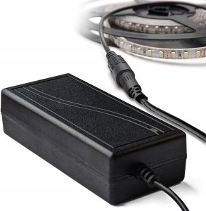 ZASILACZ KABEL 12V DC 5A 60W DO TAŚM LED RGB KAMER 9