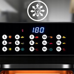 Frytkownica beztłuszczowa Retoo Frytkownica bez tłuszczu ER762 1350 W 12 l 5