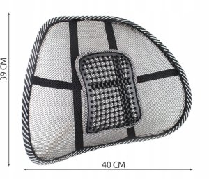 Podpórka lędźwiowa PrzydaSie #4052 40x40 cm czarna 4