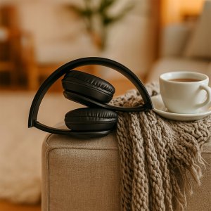 SŁUCHAWKI BEZPRZEWODOWE NAUSZNE BLUETOOTH P47 MP3 SPORTOWE GAMING SKŁADANE 3